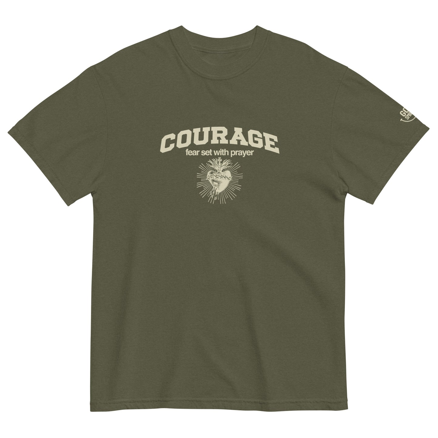 Courage Sacred Heart Tee