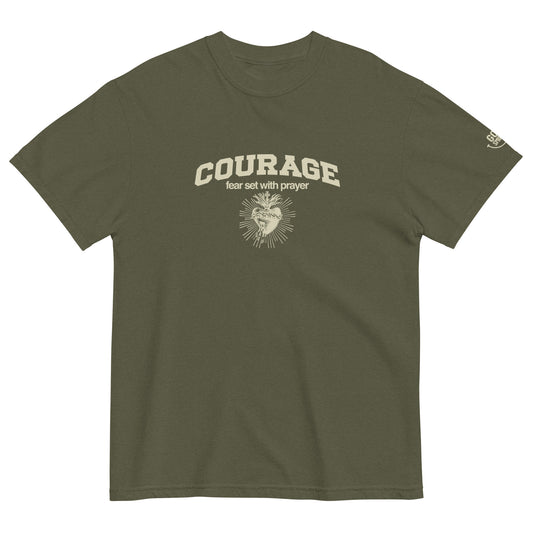 Courage Sacred Heart Tee